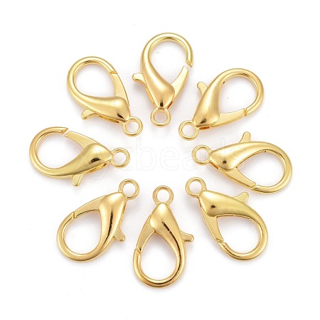 Zinc Alloy Lobster Claw Clasps E107-G-1