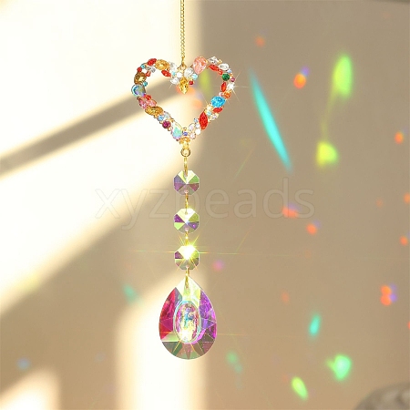 Alloy Rhinestones Hanging Ornaments PW-WG64A37-01-1