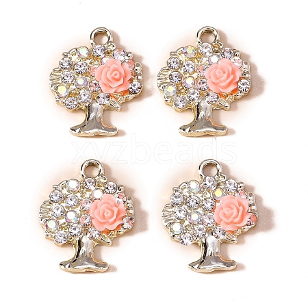 Alloy and Rhinestone Pendants PW-WG0F35E-03-1