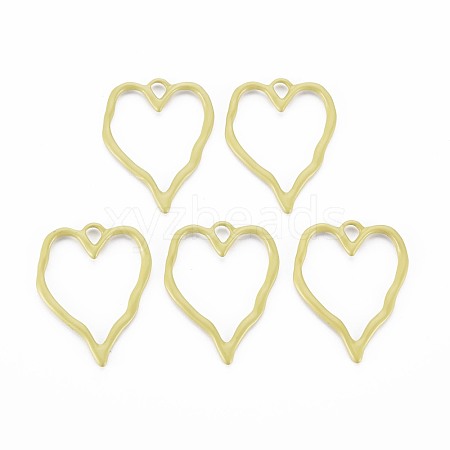 Alloy Open Back Bezel Pendants PALLOY-S121-93-1