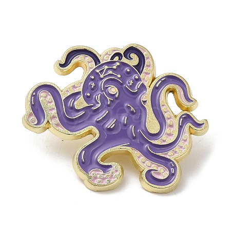 Cute Deep Sea Animal Enamel Pins JEWB-P030-I04-1