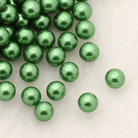 ABS Plastic Imitation Pearl Round Beads MACR-F033-8mm-11-1