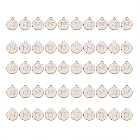 Golden Plated Alloy Charms ENAM-SZ0001-25A-N-1