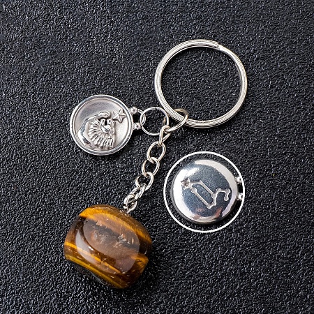 Natural Tiger Eye Keychain PW-WG6B815-17-1