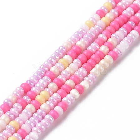 Glass Seed Bead Strands LAMP-B021-04D-1