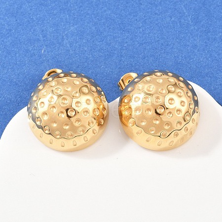 304 Stainless Steel Stud Earrings EJEW-G457-04B-G-1