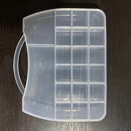 Transparent Plastic Bead Containers CON-YW0001-53-1