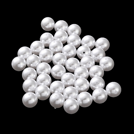 Plastic Imitation Pearl Beads FIND-M059-01D-03-1