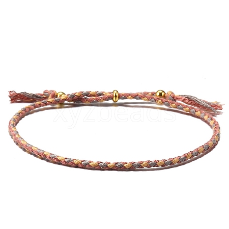 Cotton Cord Braided Adjustable Bracelets PW-WG12604-02-1