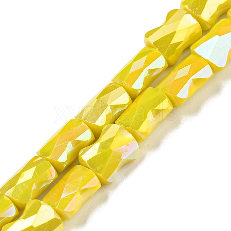 AB Color Plated Glass Beads Strands EGLA-P051-06B-B03-1