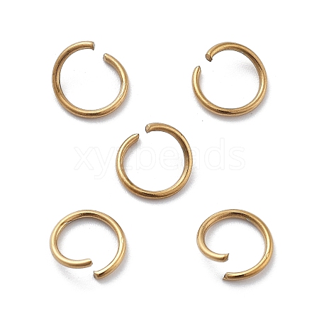 Ion Plating(IP) 304 Stainless Steel Open Jump Rings STAS-M081-01G-01-1