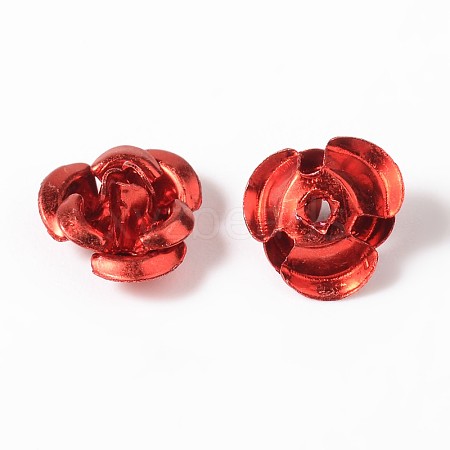 Flower Aluminum Beads ALUM-I001-01-1