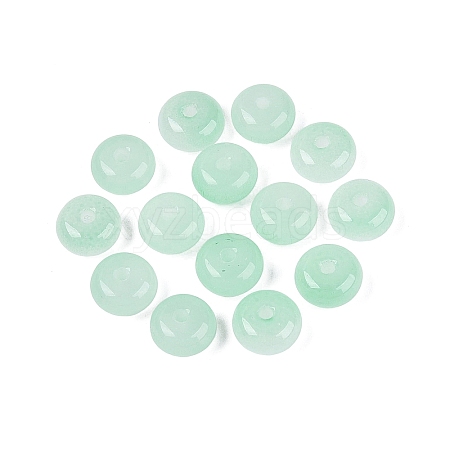 Baking Paint Imitation Jade Glass Beads GL-N006-01B-09-1