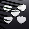 Tarnish Resistant 304 Stainless Steel Pendants LS-STAS-I140-10B-S-7