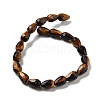 Natural Tiger Eye Beads Strands G-P520-B20-01-3