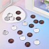 10Pcs 304 Stainless Steel Pendant Cabochon Settings DIY-TA0015-76A-6