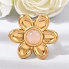 304 Stainless Steel Cuff Open Rings for Women GG-CBA7994-02G-15-1