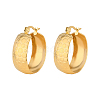 Elegant and Fashionable Golden Plated 304 Stainless Steel Hoop Earrings for Women XK6117-4-1