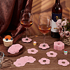 Paper Wine Glass Charms AJEW-WH0080-13H-5