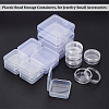 Plastic Bead Storage Containers CON-NB0002-12-4