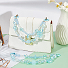 2Pcs Bowknot Heart Plastic Pendant Decorations DIY-BBC0002-28B-4