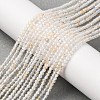 Natural White Topaz Beads Strands G-RM241221-A9-2