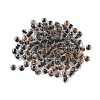 130Pcs 10G Transparent Glass Seed Beads GLAA-V001-07D-1