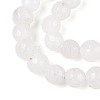 Dyed Natural White Jade Beads Strands G-T139-6mm-60-26-3