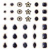 100Pcs Teardrop/Heart/Star Sew on Rhinestones FIND-TA0006-69A-2