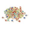 Faceted Glass Charms KK-F826-05G-1