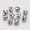 Tibetan Style Alloy Beads TIBEB-6715-AS-NR-1