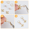 DICOSMETIC 80Pcs 2 Colors 304 Stainless Steel Leverback Earring Findings STAS-DC0015-91-4