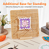Square Wood Crochet Blocking Board DIY-BC0013-59D-5