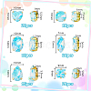 106pcs 6 Style Sew On Rhinestone FIND-OC0004-09F-2