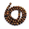 Natural Tiger Eye Beads Strands G-J303-11-12mm-2