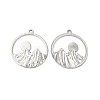 Non-Tarnish 304 Stainless Steel Pendants STAS-L268-010P-1