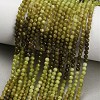 Gradient Color Natural Yellow Green Opal Beads Strands GG-CBA9722-A01-3mm-1