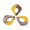 Resin & Walnut Wood Pendants RESI-S358-06H-1