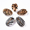 Printed Natural Cowrie Shell Beads SHEL-S266-18-3