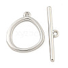 Brass Toggle Clasps KK-A223-04P-2