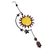 Iron Glass Sun Wind Chimes PW-WGC7CF7-01-1