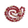 Electroplate Transparent Glass Beads Strands EGLA-Q136-01A-15-2