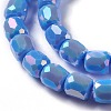 Electroplate Opaque Glass Beads LS-GLAA-F108-10B-03-1