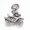 304 Stainless Steel European Dangle Charms X-OPDL-K001-02AS-2