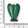 Synthetic Malachite Angel Figurine DJEW-N006-01A-28-3
