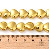Electroplate Glass Beads Strands EGLA-H109-12F-04-4