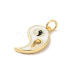 Rack Plating Brass Enamel Pendants KK-Z056-50G-01-2