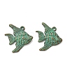 Tibetan Style Alloy Pendants AL-CBA8ABC-06-1