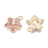 Rack Plating Alloy Pave Rhinestone Pendants FIND-N005-15B-2