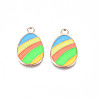 Alloy Enamel Pendants ENAM-S115-157-2